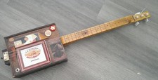 3 string, electric, cigar box guitar