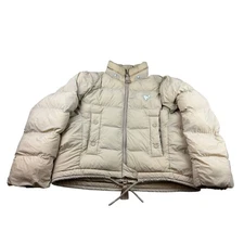 The Arrivals Women's Size Small Beige Puffer Jacket Winter 