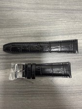 Cinturino orologio pelle 22mm nero Baume & Mercier nuovo originale per Classima
