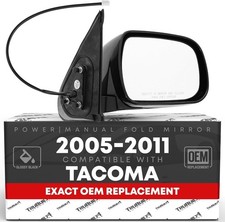Passenger Side Mirror for 2005-2011 Toyota Tacoma - Power Adjust, Manual Fold, B