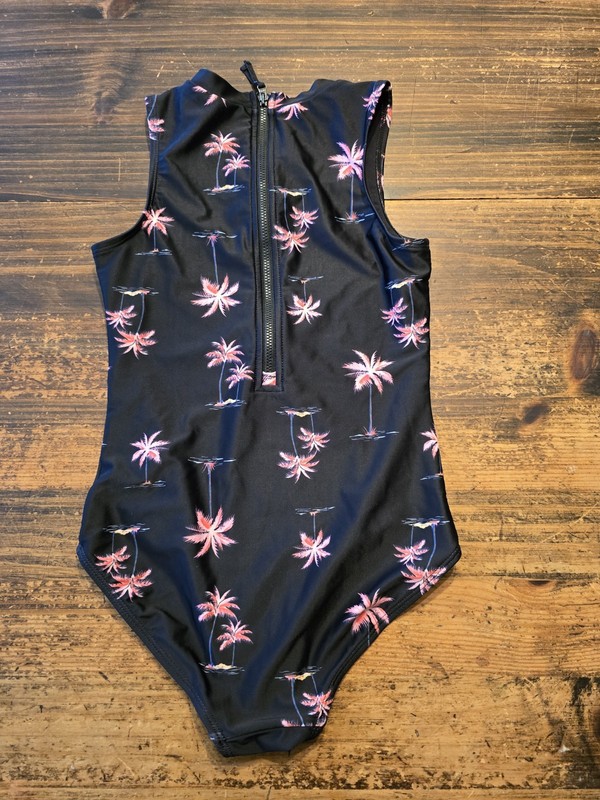 Girls Old Navy Bathing Suit Size 10/12 Large Tropical Print