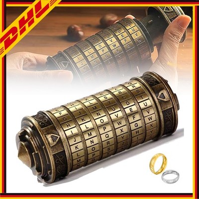 Kryptex Da Vinci Code Mini Kryptex Lock Puzzle Boxen Mit Versteckten Fächern DHL