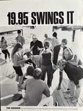 1967 Polaroid Land Camera Original Vintage Advertisement Swings It Print Ad