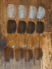 16 Plastic Hair Combs French Twist 4 Colors