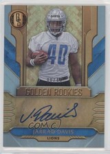 2017 Panini Gold Standard Golden Rookies Platinum 8/49 Jarrad Davis Auto 1f1
