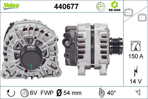 Valeo Generator 440677 FüR CitroËN DS Opel Peugeot-image