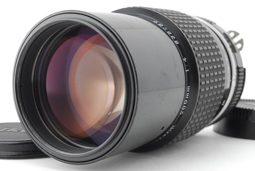 [MINT] Nikon Ai Nikkor 200mm f/4 MF Lens From JAPAN #1103