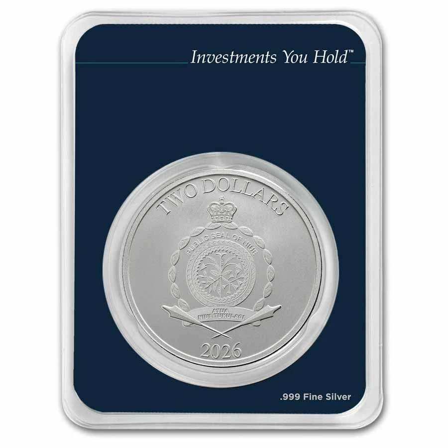 2026 Niue 1 oz Silver $2 Toy Story - Woody & Buzz BU (MD® Single)-Pre-Sale image 2
