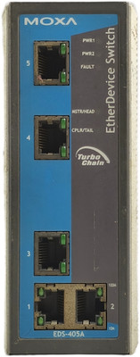 Moxa EDS-405A Industrie Ethernet Switch 5-Port din Schienen Unmanaged