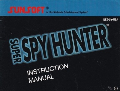 Nintendo NES Instruction Manual Super Spy Hunter