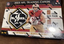 2023 PANINI LIMITED FOOTBALL HOBBY BOX 1 AUTOGRAPH 1 RPA 1 MEMORABILIA PER