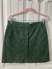 J CREW Green Corduroy Vintage Skirt 8