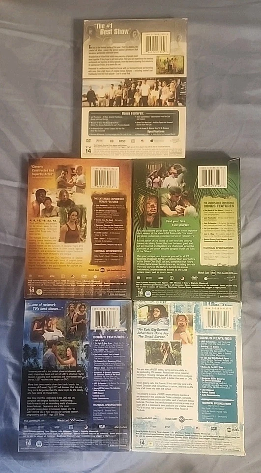 LOST Complete Seasons 1 Through 5 ABC TV Series DVD Box Set Lot Thouchstone - Image 2 of 4