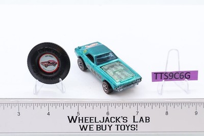 Bye Focal Aqua Hot Wheels 1970 Mattel Redline RL HK w/ Button w/ Injectors NICE!