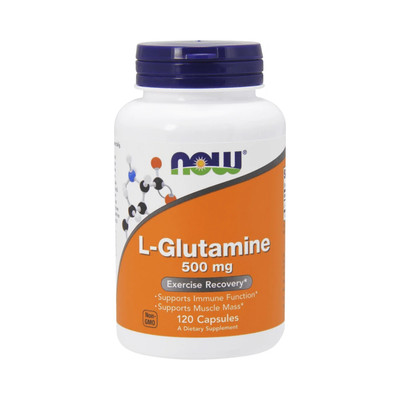 Now Foods L-Glutamine 500mg (120 vcaps) (142,14 EUR/kg)