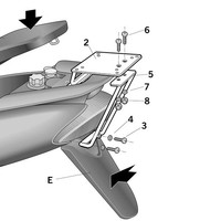 Shad GepäCkträGer (FüR: Yamaha Jog 50 LC SA22 02-15 )