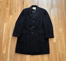 Harvard Square Stanley Kashmenk Cashmere Mink Fur Vintage 60s Overcoat Peacoat L