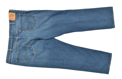 Levi's 541 Athletic Taper Blue Jeans Men's Size W46 L32 Stretch Denim Dark Wash