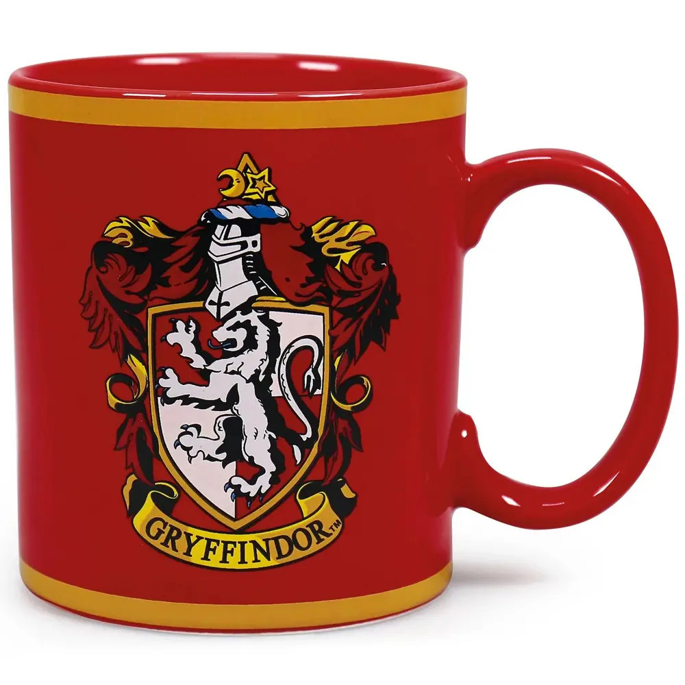 Harry Potter Mug Gryffindor Crest 400ml Ceramic Red Dishwasher Safe Gift Boxed
