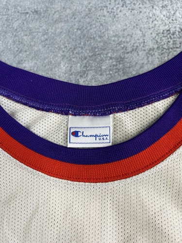 Charles Barkley Phoenix Suns Home Jersey Champion NBA Size S Made In USA - Picture 7 of 11