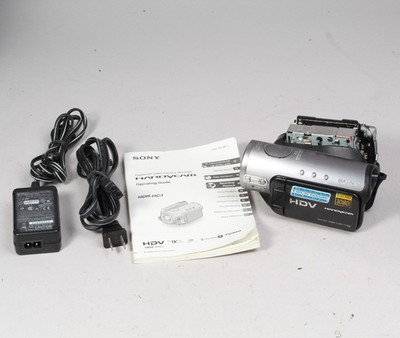 SONY HDR-HC3 HDV 1080 HANDY CAM W AC POWER & MANUAL FOR PARTS OR REPAIR