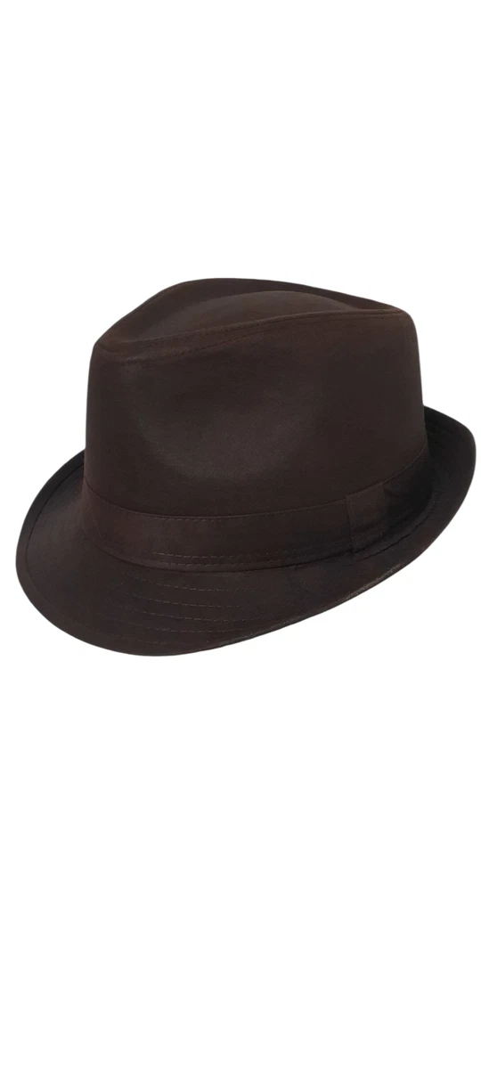 Cappello Fedora Manhattan In Feltro - Tesa Corta, Unisex, Taglia 56-58,5 Cm, Stile Classico Vintage