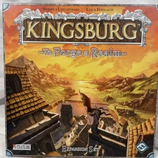 FFG Stratelibri KINGSBURG - To Forge a Realm Expansion Box COMPLETE NEW in Box
