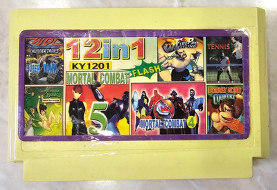 Vintage Video Game cartridge from 1990's for 8 bit consoles Famicom, Dendy,Pegas