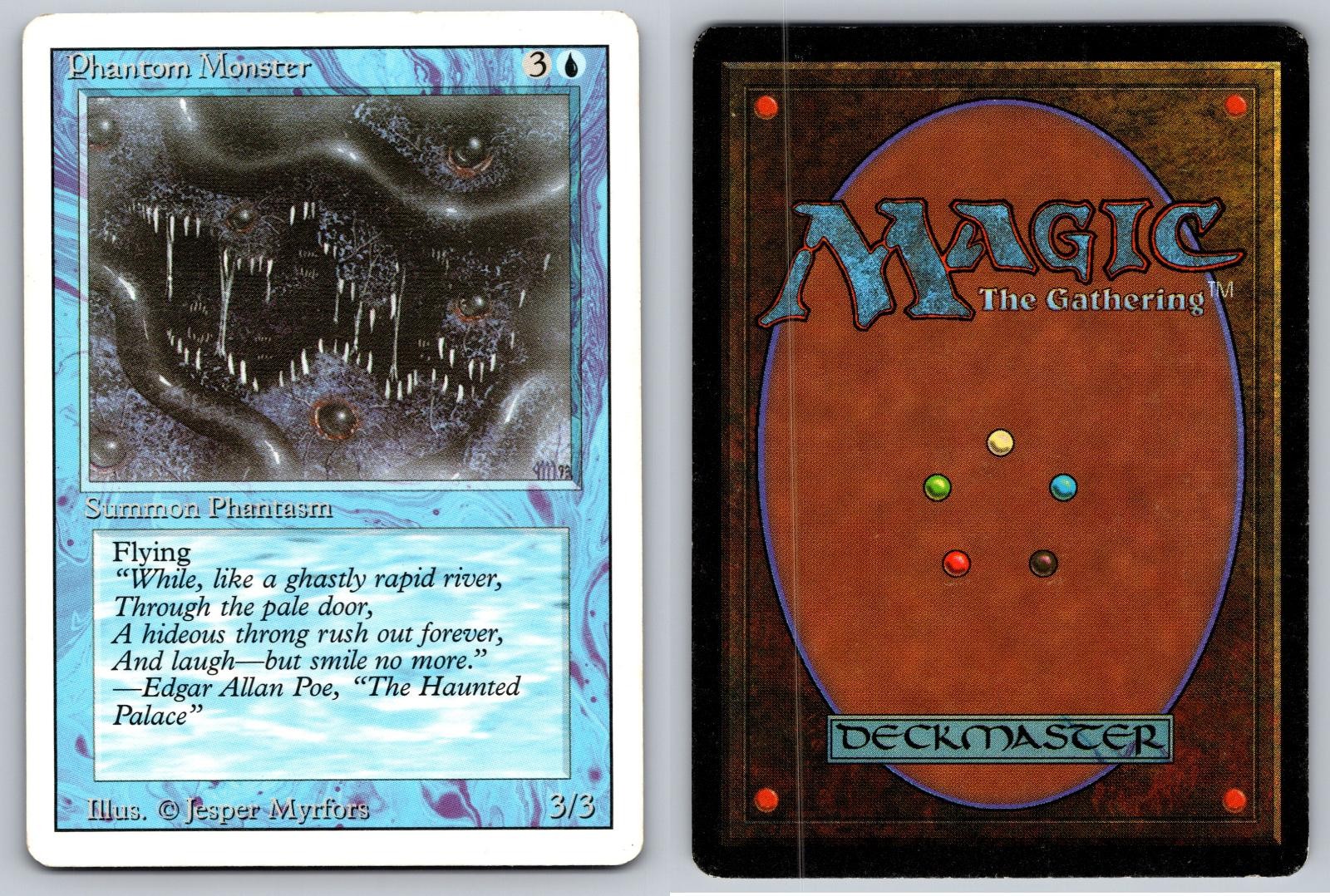 PHANTOM MONSTER UNCOMMON REVISED EDITION MAGIC: THE GATHERING LP