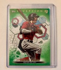 2022 Topps Inception - Jarren Duran #79 Green (RC) Boston Red Sox