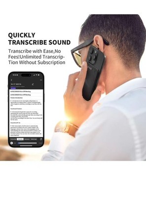 AI RecNow Magnetic Voice Recorder, Automatic Call Recording for iphone