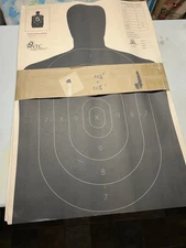 25 PACK -NEW- NATIONAL TARGET COMPANY ECONOMY B-27E TARGETS