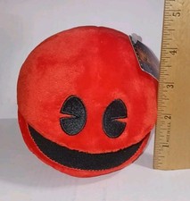 PAC-MAN Red Ghost Plush 4.6  Bandai Namco Toy Factory Stuffed Plush NWT