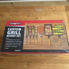 Snap-On Custom Grill Basket Set SSX23P111 Brand New