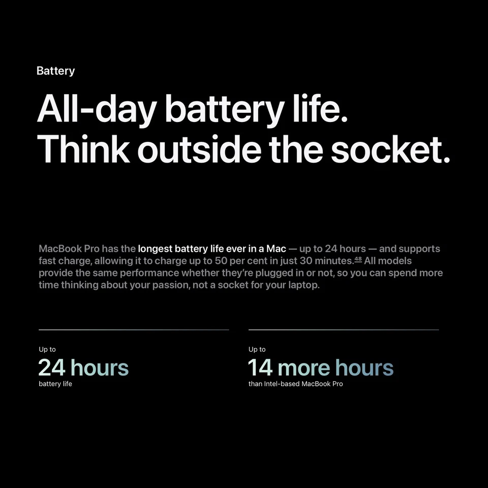 Apple 14-inch MacBook Pro M5 10-core CPU 10-core GPU32GB Ram 2TB SSD Space Black - Image 4 of 4