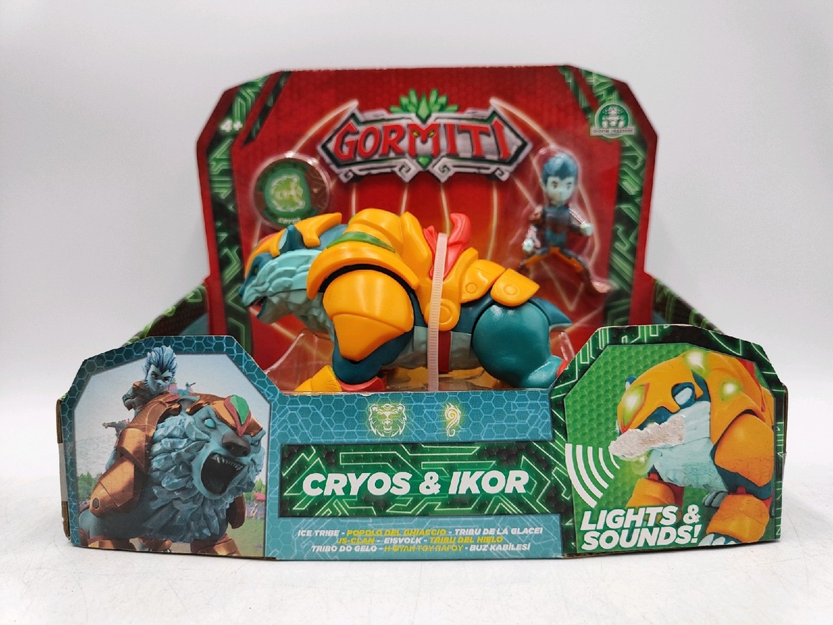 GORMITI Personaggi Deluxe, Ikor Cryos Action Figure Light Sound