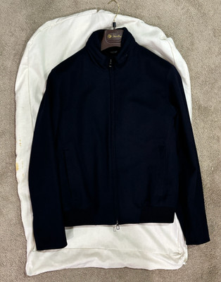 ''Loro Piana'' Men's 100% Cashmere Castorino Fur Lined Jacket [M - 50IT]