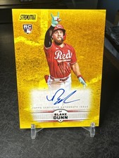 2025 Topps Stadium Club Base Autographs Yellow Blake Dunn Rookie Auto Cincinnati