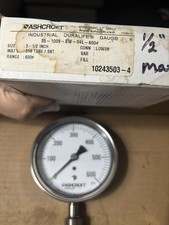 New Ashcroft 35-1009-AW-04L-600 Gauge 0/600PSI  6845