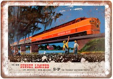 1954 Vintage Southern Pacific Railroad Retro Look Metal Sign ZL715