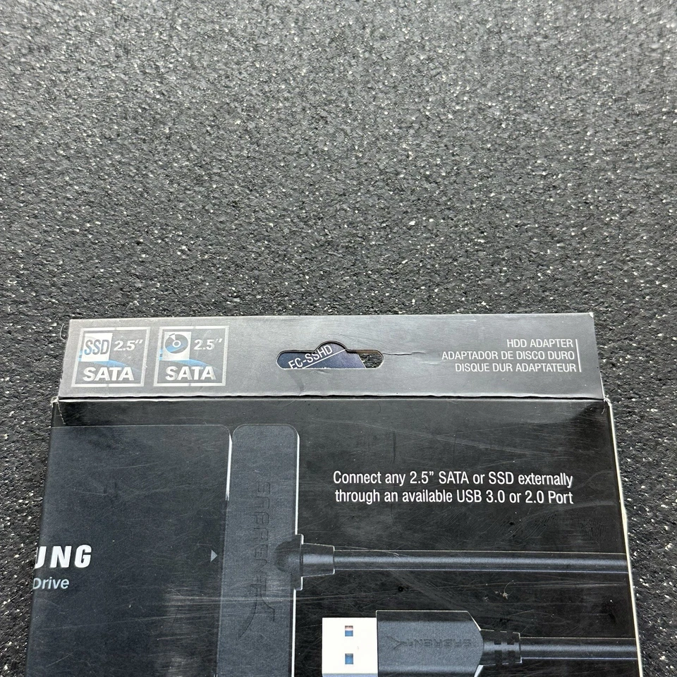 SABRENT SATA to USB Cable - USB 3.0 to 2.5” SATA I/II/III Hard Drive Adapter - Image 3 of 4