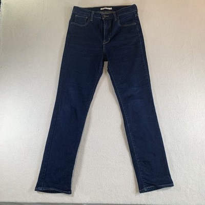 Levi's 724 High Rise Straight Jeans Women's 29 Blue Stretch
