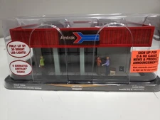 *Menards 279-4523 Amtrak Station Depot O Scale. New in box.