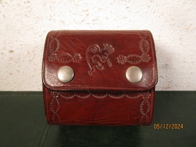 Vintage T Smith Maker CO Leather 45 Cal Ammo Belt Storage 20 Round