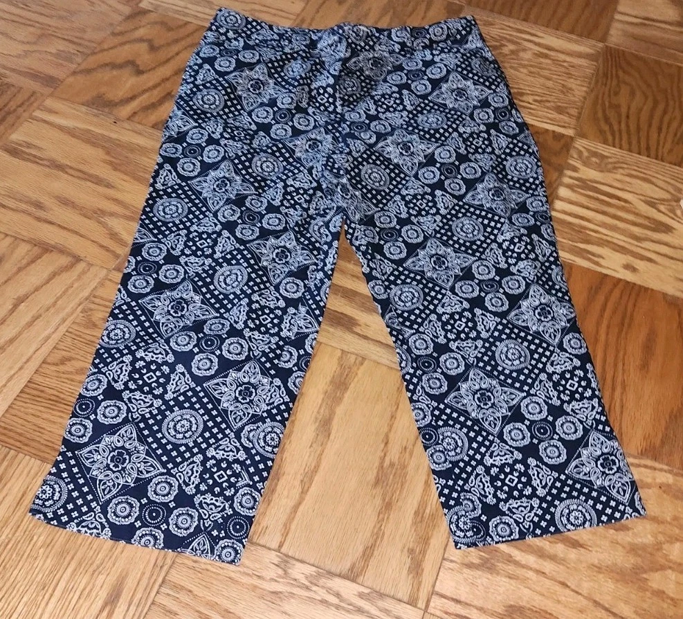 talbots capri pants 12