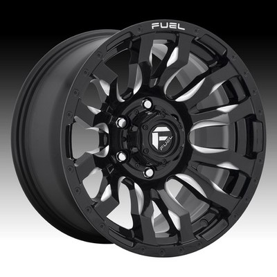 Fuel D673 Blitz Gloss Black Milled 20x9 8x180 20mm (D67320901857)
