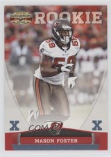 2011 Panini Gridiron Gear Rookie Platinum X's 25/25 Mason Foster #240 a8x