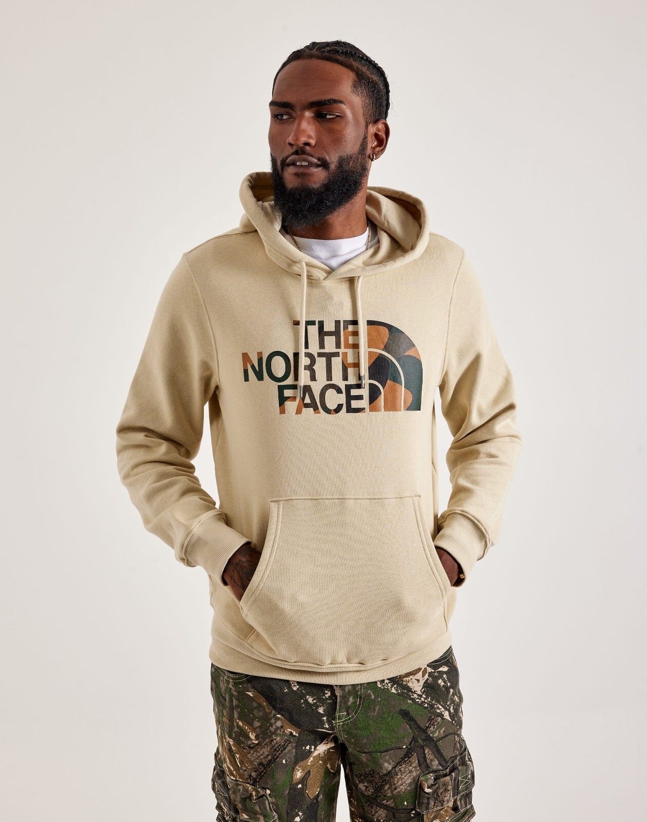 NWT Mens The North Face M Half Dome Gravel Hoodie Standard Fit $60