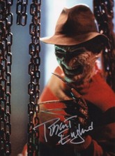 ROBERT ENGLUND signed Autogramm 20x30cm NIGHTMARE ON ELM  in Person autograph