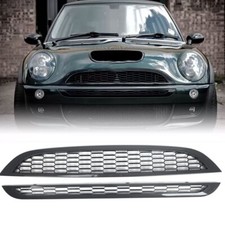 For 02-06 Mini One & Cooper S R50 R52 R53 Front Mesh Grille Grill Carbon Pattern
